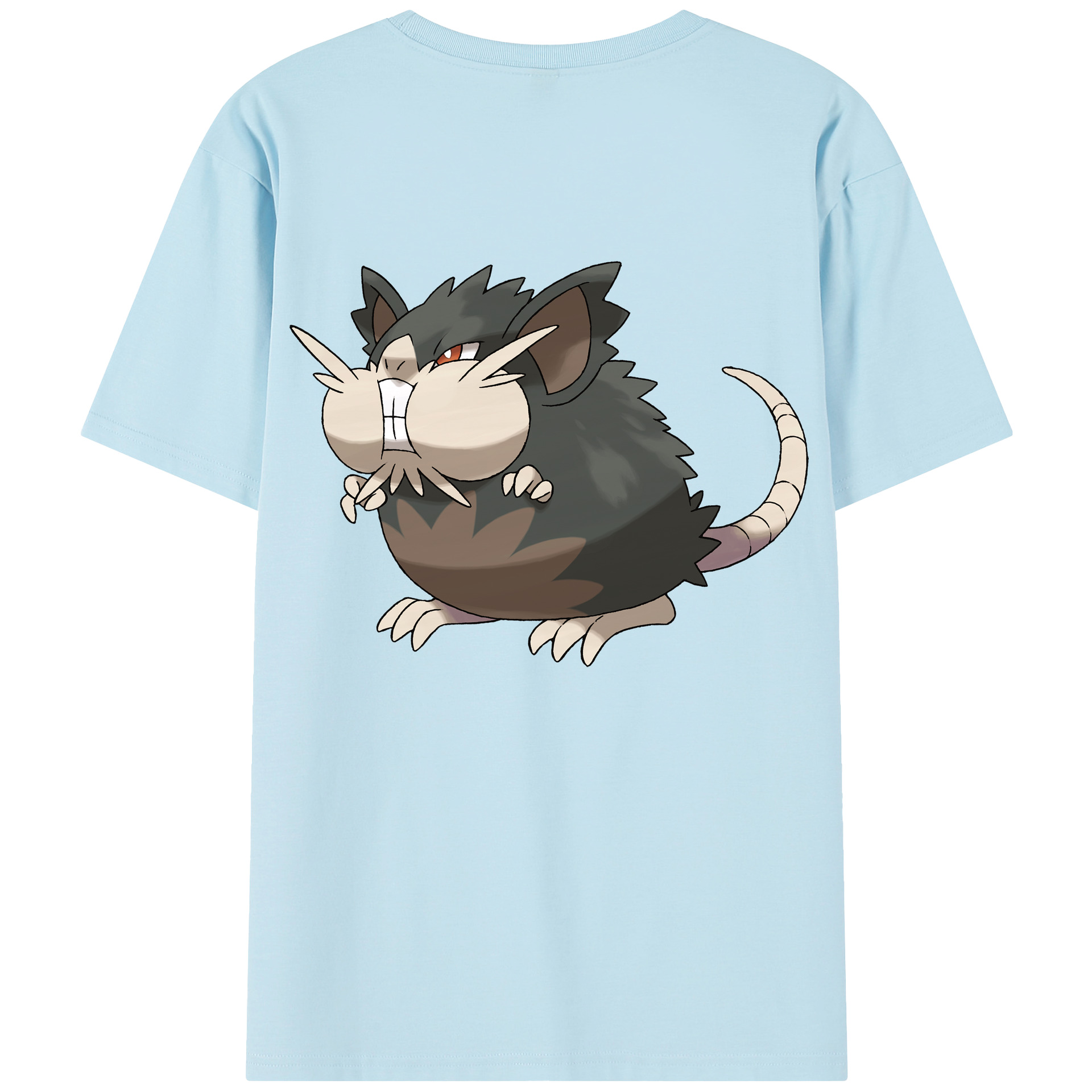 （画像用） ポケットモンスター Pokémon 綿100％半袖Tシャツ（背面プリント）